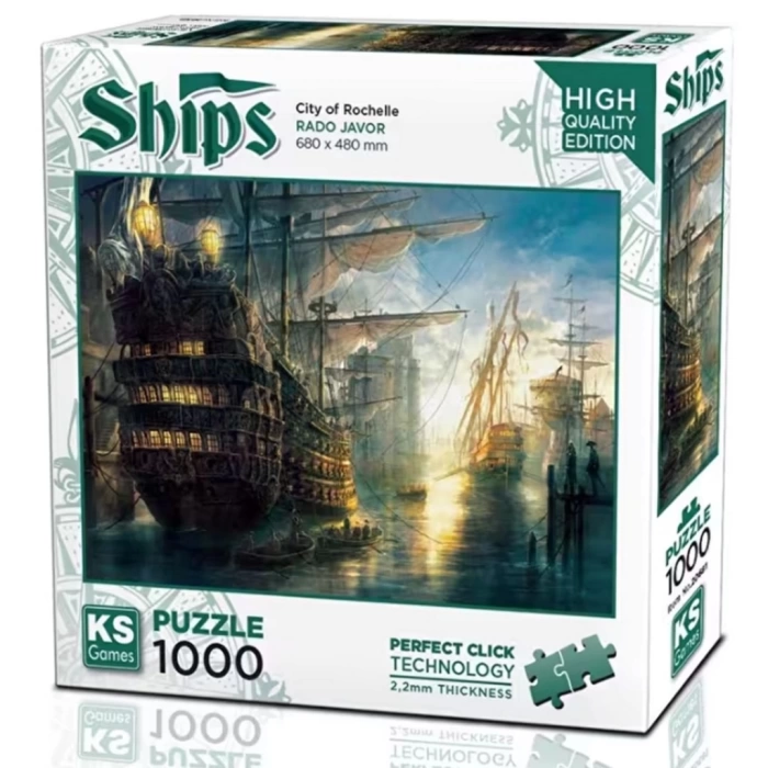 Nessiworld Ks Games City of Rochelle Puzzle 1000 Parça 20681