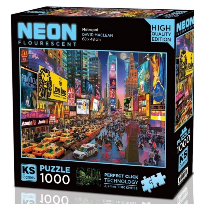 Nessiworld KS Games Neon Metropol Puzzle 1000 Parça 20766