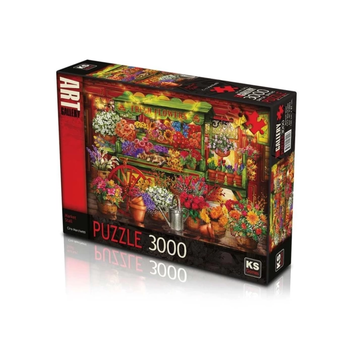 Nessiworld KS Market Stall 3000 Parça Puzzle