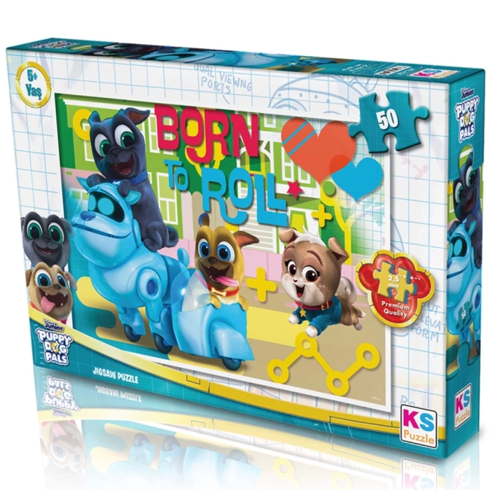 Nessiworld KS Puppy Dog Pals 50 Parça Puzzle