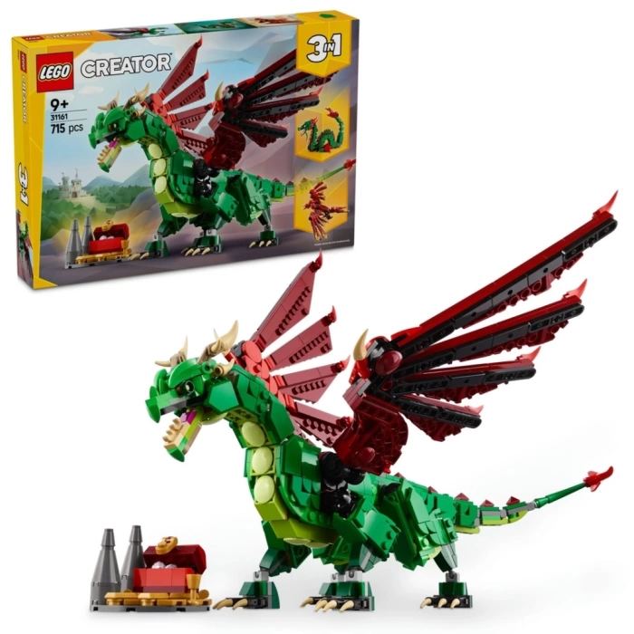 Nessiworld LEGO Creator 3ü 1 Arada Orta Çağ Ejderhası 31161