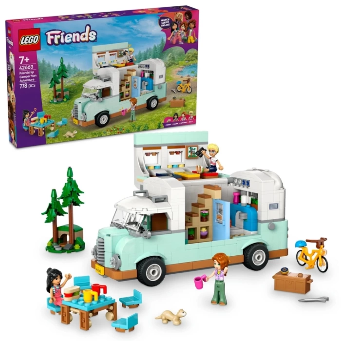 Nessiworld LEGO Friends Arkadaşlık Karavan Macerası Rol Yapma Yapım Seti 42663