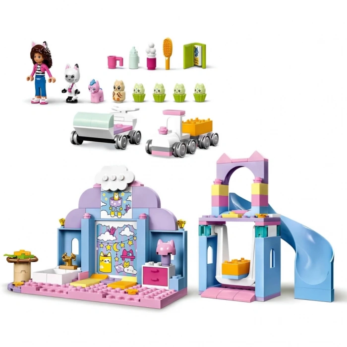 Nessiworld  LEGO Gabby’s Dollhouse Gabby’nin Kedicik Bakım Odası 10796
