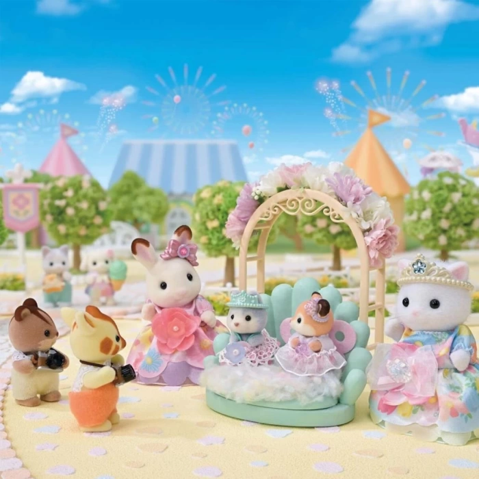 Nessiworld  5809 Sylvanian Families Çiçekli Prensesler Seti +3 yaş