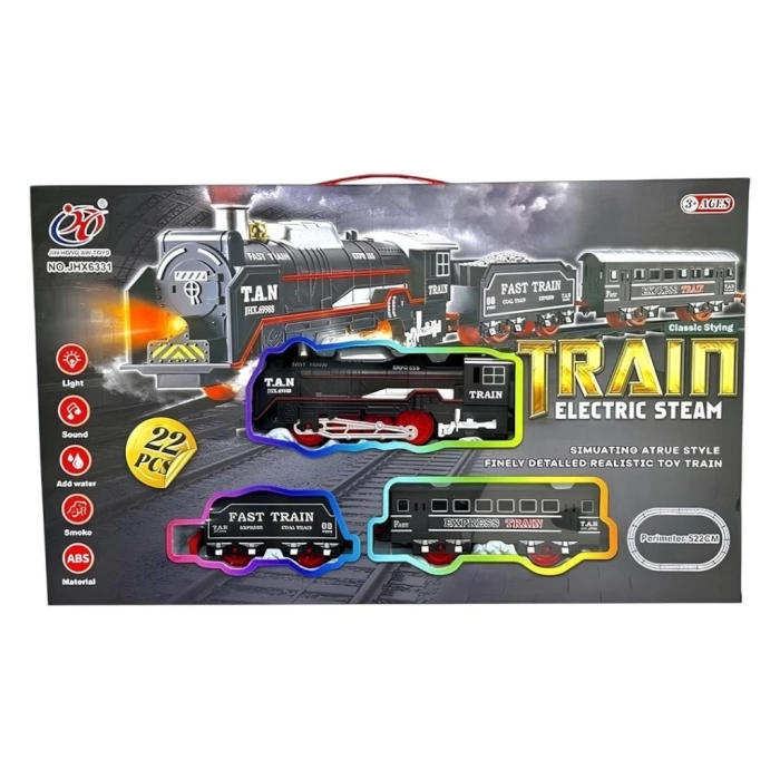 Nessiworld Kutulu 22 Parça Pilli Tren