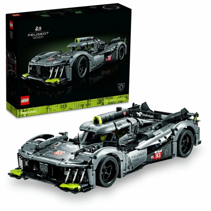 Nessiworld LEGO Technic PEUGEOT 9X8 24H Le Mans Hybrid Hypercar 42156