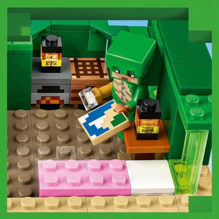 NessiWorld LEGOMinecraftKaplumbağaPlajEvi21254