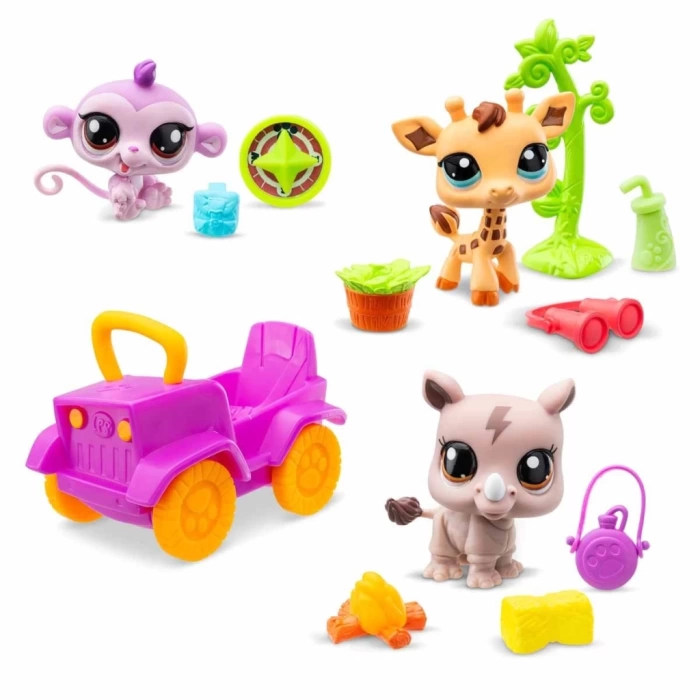 Nessiworld Littlest Pet Shop Minişler Safari Oyun Seti S1