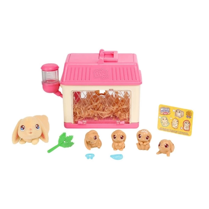 Nessiworld  LP301200 Little Live Pets Anne Tavşan ve Yavruları Oyun Seti - 26511