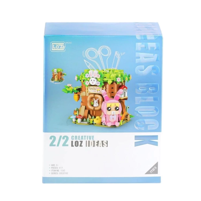 Nessiworld LZ1242 LOZ Kalemlik Blok Seti 617 Parça -Vagon life