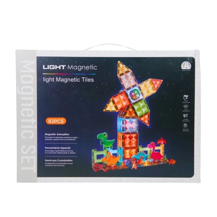 Nessiworld Magnetic Tiles Light Version 82 Parça