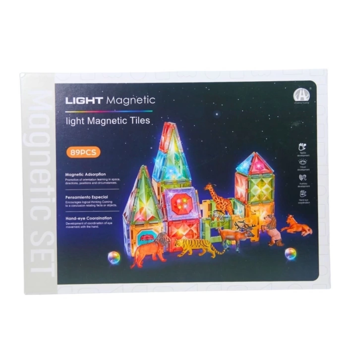Nessiworld Magnetic Tiles Light Version 89 Parça