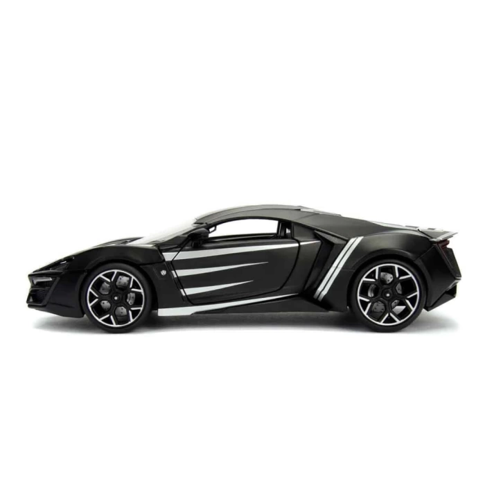 Nessiworld Marvel Avengers 1:24 Lykan Hypersport Model Araba ve Black Panther Figür