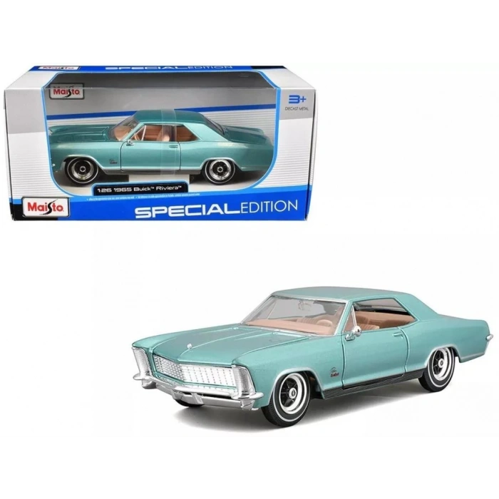 Nessiworld  MAY 31214 1965 Buick Riviera 1:26 Model Araba -Necotoys