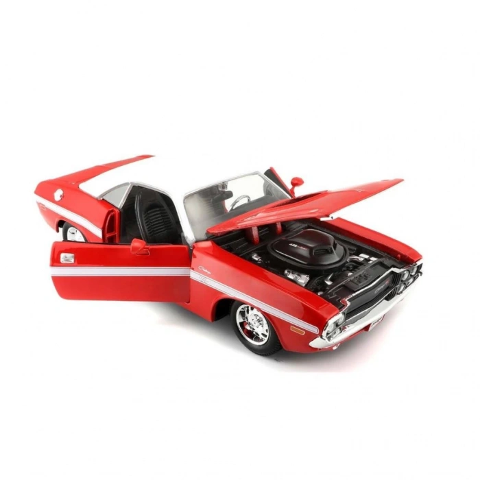 Nessiworld  MAY 31263 1970 Dodge Challenger RT Coupe 1:24 Model Araba -Necotoys