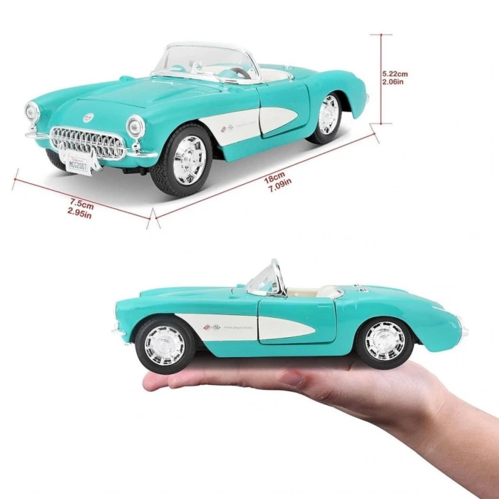 Nessiworld  MAY 31275 1957 Chevrolet Corvette  1:24 -Necotoys