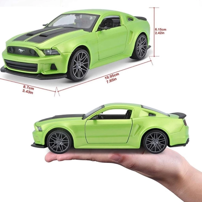 Nessiworld  MAY 31506 2014 Ford Mustang Street Racer 1:24 Model Araba -Necotoys