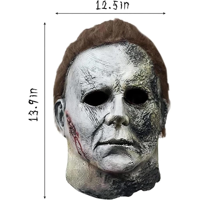 Nessiworld   Michael Myers Lateks Maske - Michael Myers Et Maske Kafaya Tam Geçmeli