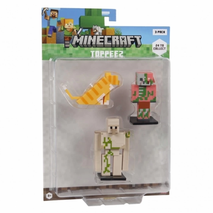 Nessiworld Minecraft 3D Figür Toppeez 3lü Set