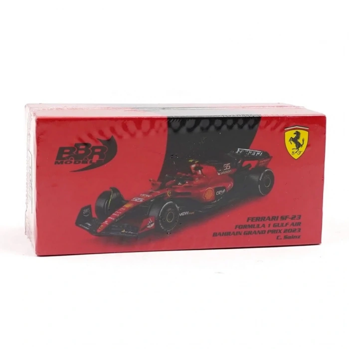 Nessiworld Mini GT 1/64 BBR: 1/64 Ferrari SF-23 Bahrain GP 2023 C. Sainz