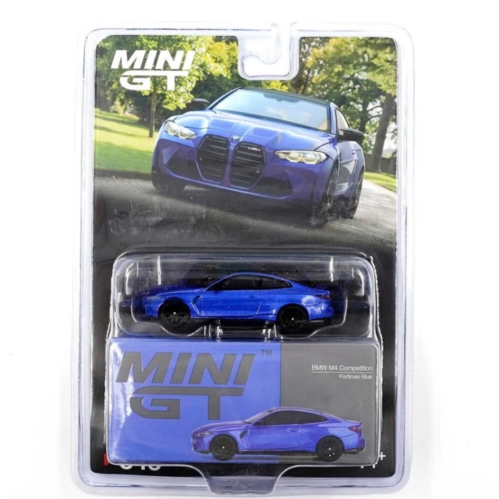 Nessiworld Mini GT 1/64 BMW M4 Competition (G82) Portimao Blue - Blister Paket