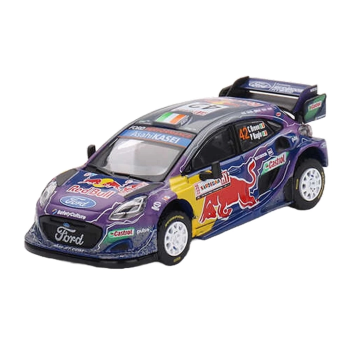 Nessiworld Mini GT 1/64 Ford Puma Rally1 M-Sport Ford WRT 2022 Rally Italia Sardegna Place