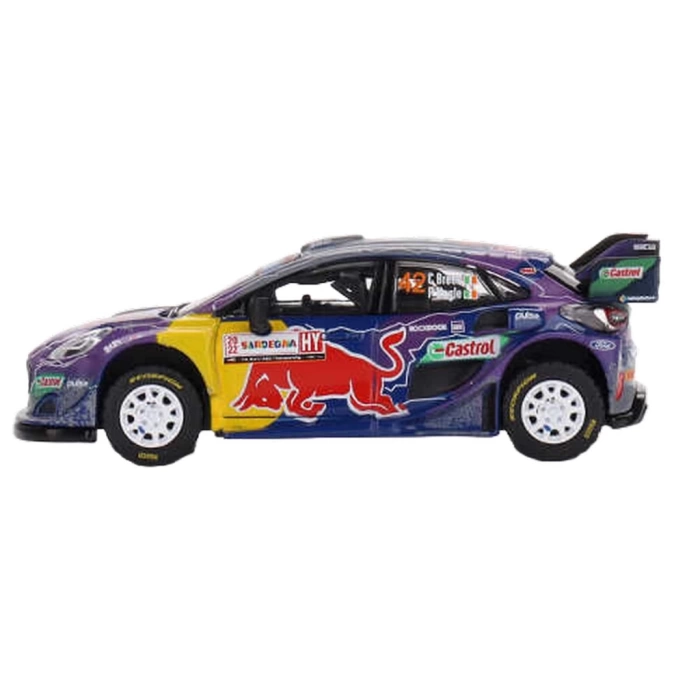 Nessiworld Mini GT 1/64 Ford Puma Rally1 M-Sport Ford WRT 2022 Rally Italia Sardegna Place