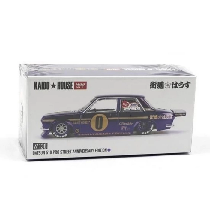 Nessiworld Mini GT 1/64 Kaido House Datsun 510 Pro Street Anniversary Edition KHMG138