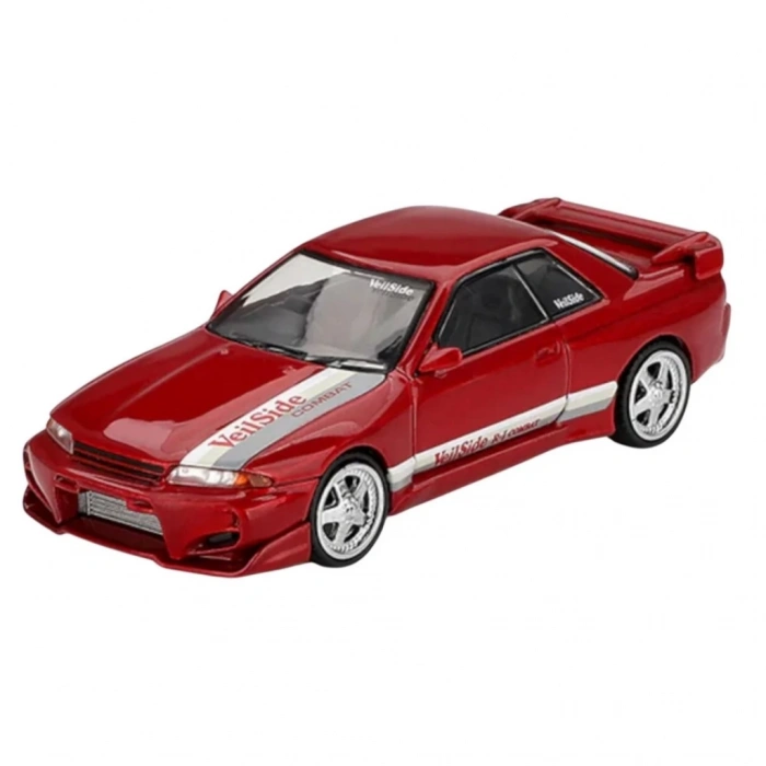 Nessiworld Mini GT 1/64 Nissan Skyline GT-R (R32) VeilSide Combat C-I Gem Red