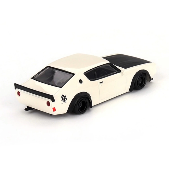 Nessiworld Mini Gt 1/64 Nissan Skyline Kenmeri Liberty Walk White