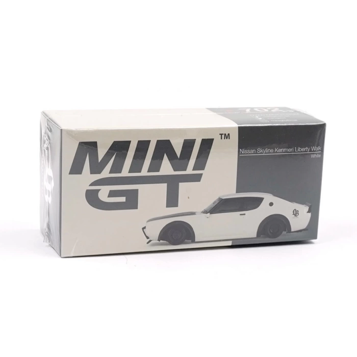 Nessiworld Mini Gt 1/64 Nissan Skyline Kenmeri Liberty Walk White