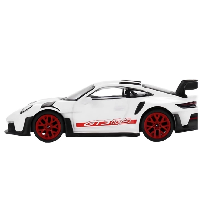 Nessiworld Mini GT 1/64 Porsche 911 (992) GT3 RS Weissach Package White with Pyro Red