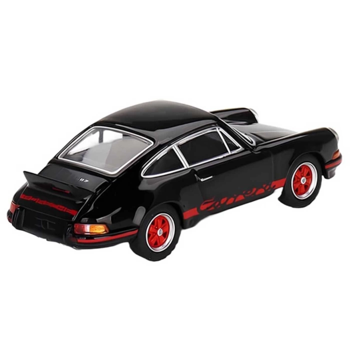 Nessiworld Mini Gt 1:64 Porsche 911 Carrera RS 2.7 Black with Red Livery