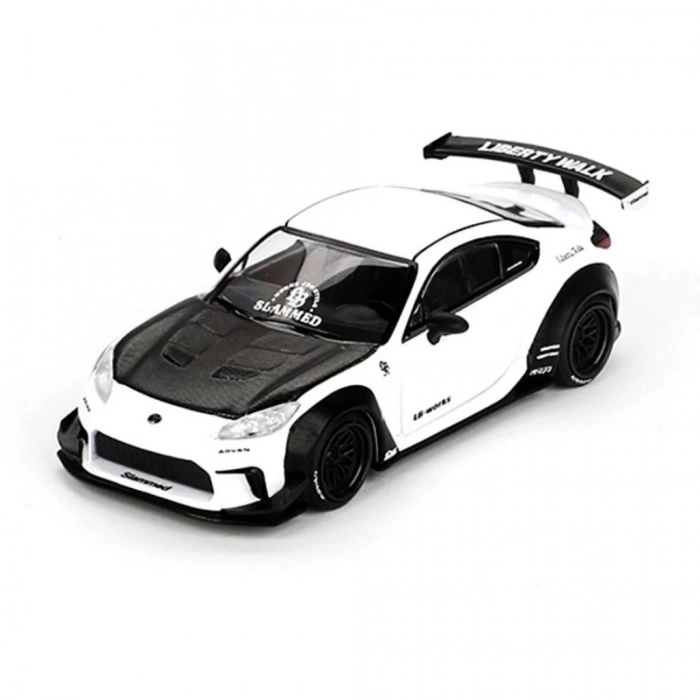 Nessiworld Mini GT 1/64 Toyota GR86 LB Nation White MGT00769