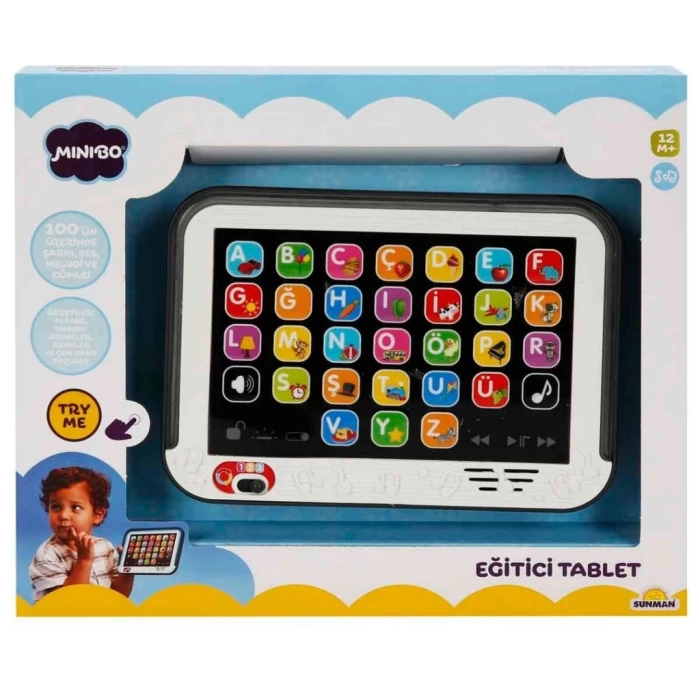 Nessiworld Minibo Sesli ve Işıklı Eğitici Tablet