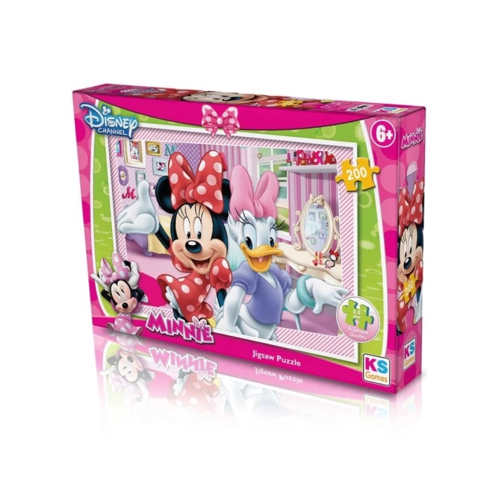 Nessiworld MN 113 Minnie Puzzle 200 Parça -KS Puzzle