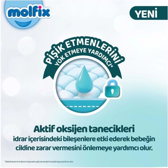 Nessiworld Molfix Premium Bebek Bezi Fırsat Paketi 3 Beden 4-9 Kg 60 Adet