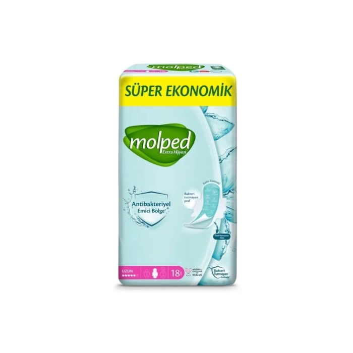 Nessiworld  Molped Extra Hijyen Uzun Ped Süper Eko 18 Adet