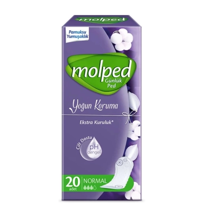 Nessiworld  Molped Yoğun Koruma Günlük Ped 20 Adet