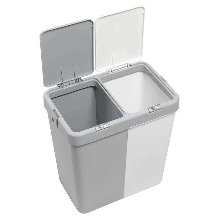 Nessiworld Motek Çok Amaçlı Çift Bölmeli 80 Litre Çamaşır Kirli Sepeti