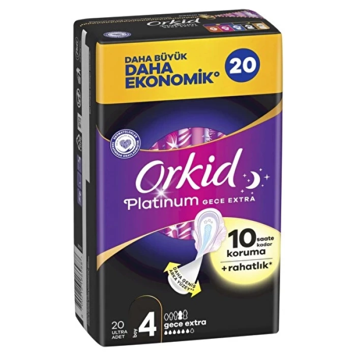 Nessiworld Orkid Ultra Platinum Gece Extra Ped 20Li