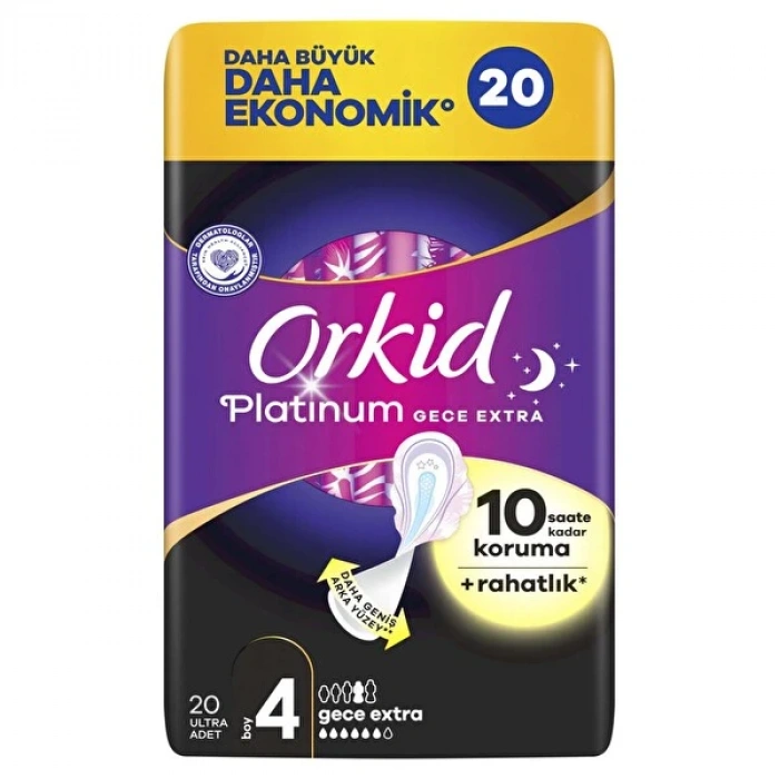 Nessiworld Orkid Ultra Platinum Gece Extra Ped 20Li