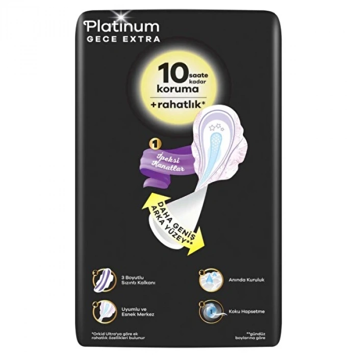 Nessiworld Orkid Ultra Platinum Gece Extra Ped 20Li