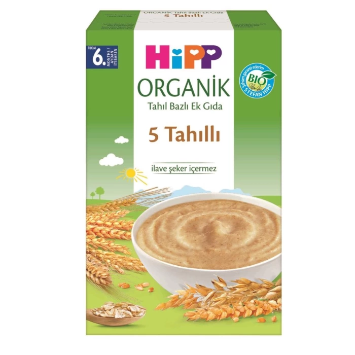 Nessiworld  p Organik 5 Tahıllı Tahıl Bazlı Kaşık Maması 200 Gr