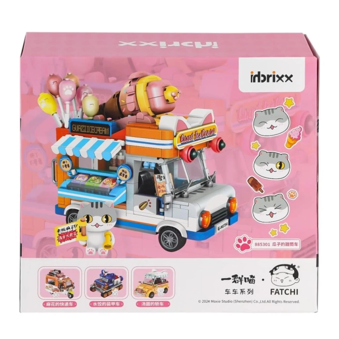 Nessiworld P885301 Panlos Koni Arabası 723 Parça Blok Seti -Vagon life