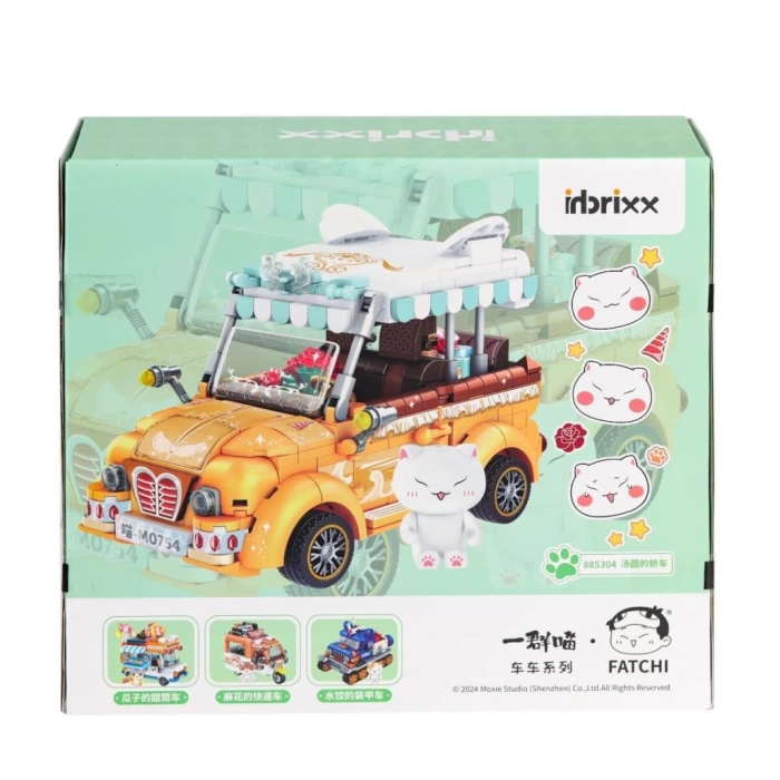 Nessiworld  P885304 Panlos Köfte Arabası 622 Parça Blok Seti -Vagon life
