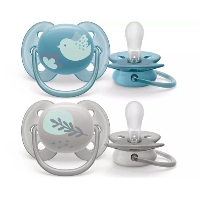Nessiworld  Philips Avent Ultra Yumuşak Emzik 6-18 Ay Erkek