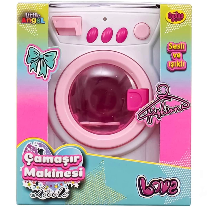 Nessiworld  Pilli Işıklı ve Sesli Küçük Çamaşır Makinesi 02603