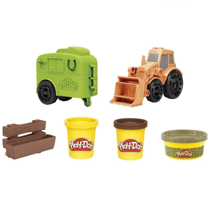 Nessiworld Play-Doh Çalışkan Traktör ve Römork F1012