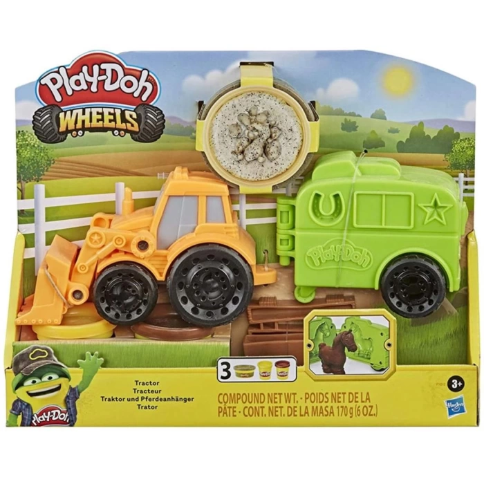 Nessiworld Play-Doh Çalışkan Traktör ve Römork F1012